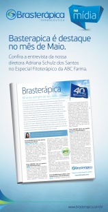BRASTERÁPICA NA MÍDIA - CADERNO ESPECIAL DE FITO COM CAPA E ENTREVISTA